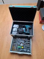 Makita accu schroefboormachine met koffer en kapotte accu's, Doe-het-zelf en Verbouw, Gereedschap | Boormachines, Ophalen, Gebruikt