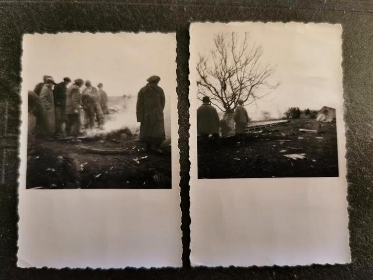 Foto's ww2 één persoons bommenwerper [brandende piloot], Verzamelen, Militaria | Tweede Wereldoorlog, Ophalen of Verzenden