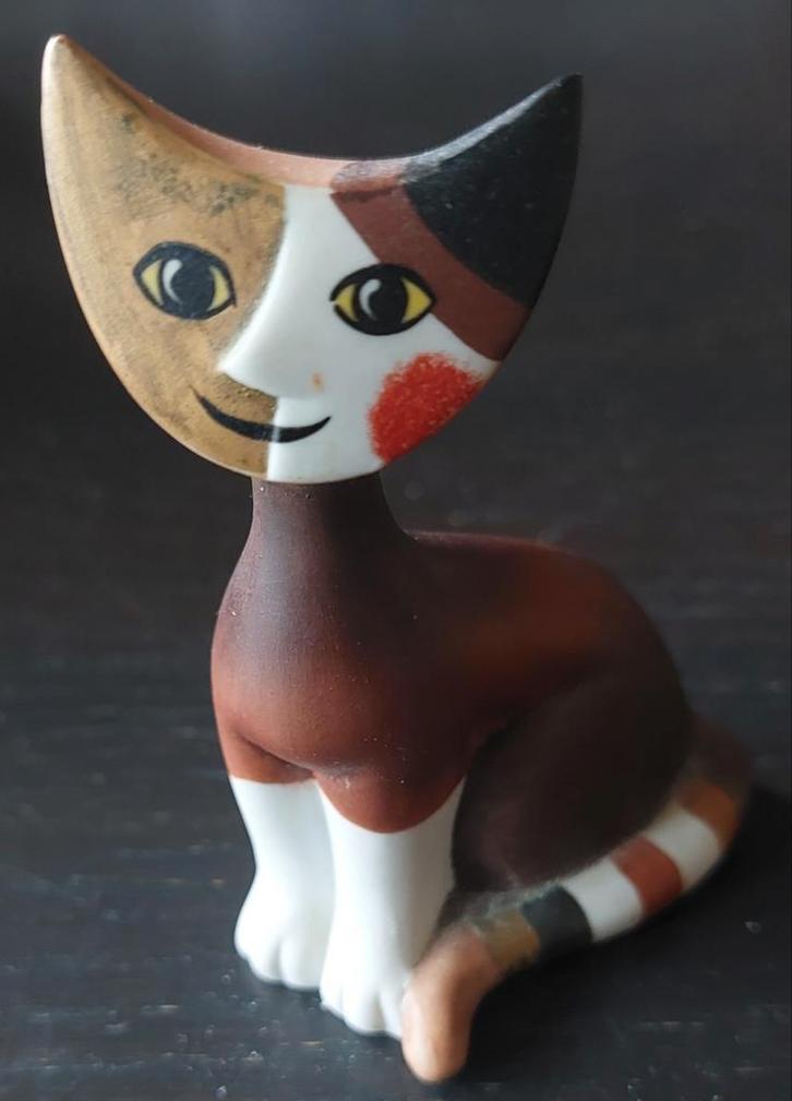 Goebel Rosina Wachtmeister Macchiato Kat porselein, Verzamelen, Beelden en Beeldjes, Gebruikt, Dier, Ophalen of Verzenden