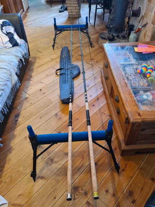 Peter v d willik long distance 420, Watersport en Boten, Hengelsport | Algemeen, Zo goed als nieuw, Werphengel, Ophalen