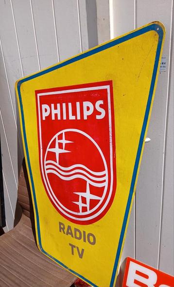 Philips reclamebord radio en tv beschikbaar voor biedingen