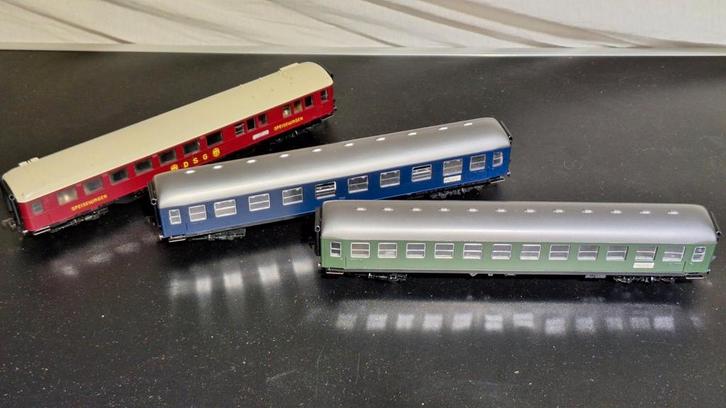 Fleischmann Rijtuigen h0, Hobby en Vrije tijd, Modeltreinen | H0, Gebruikt, Wagon, Gelijkstroom, Fleischmann, Analoog, Ophalen of Verzenden