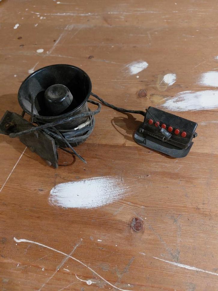 Vintage Auto Claxon - Klassieke Toeter, Auto diversen, Auto-accessoires, Ophalen