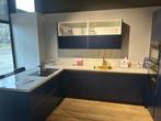 Blauwe keuken 185 x 370 x 218 cm, Huis en Inrichting, Keuken | Complete keukens, Nieuw, Blauw, Overige materialen, U-keuken