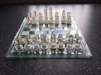 Glazen schaakspel, Hobby en Vrije tijd, Gezelschapsspellen | Bordspellen, Een of twee spelers, Ophalen of Verzenden, Zo goed als nieuw
