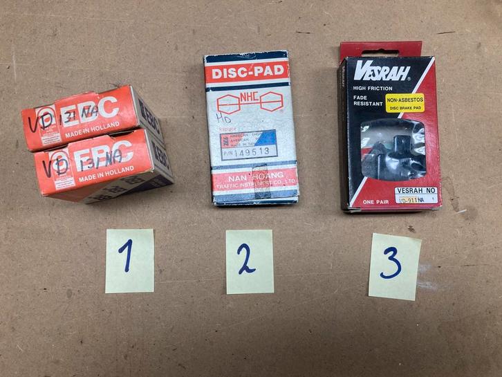 Nieuw (NOS) remblokken div. Merken en types motoren, Motoren, Accessoires | Onderhoudsmiddelen, Ophalen of Verzenden