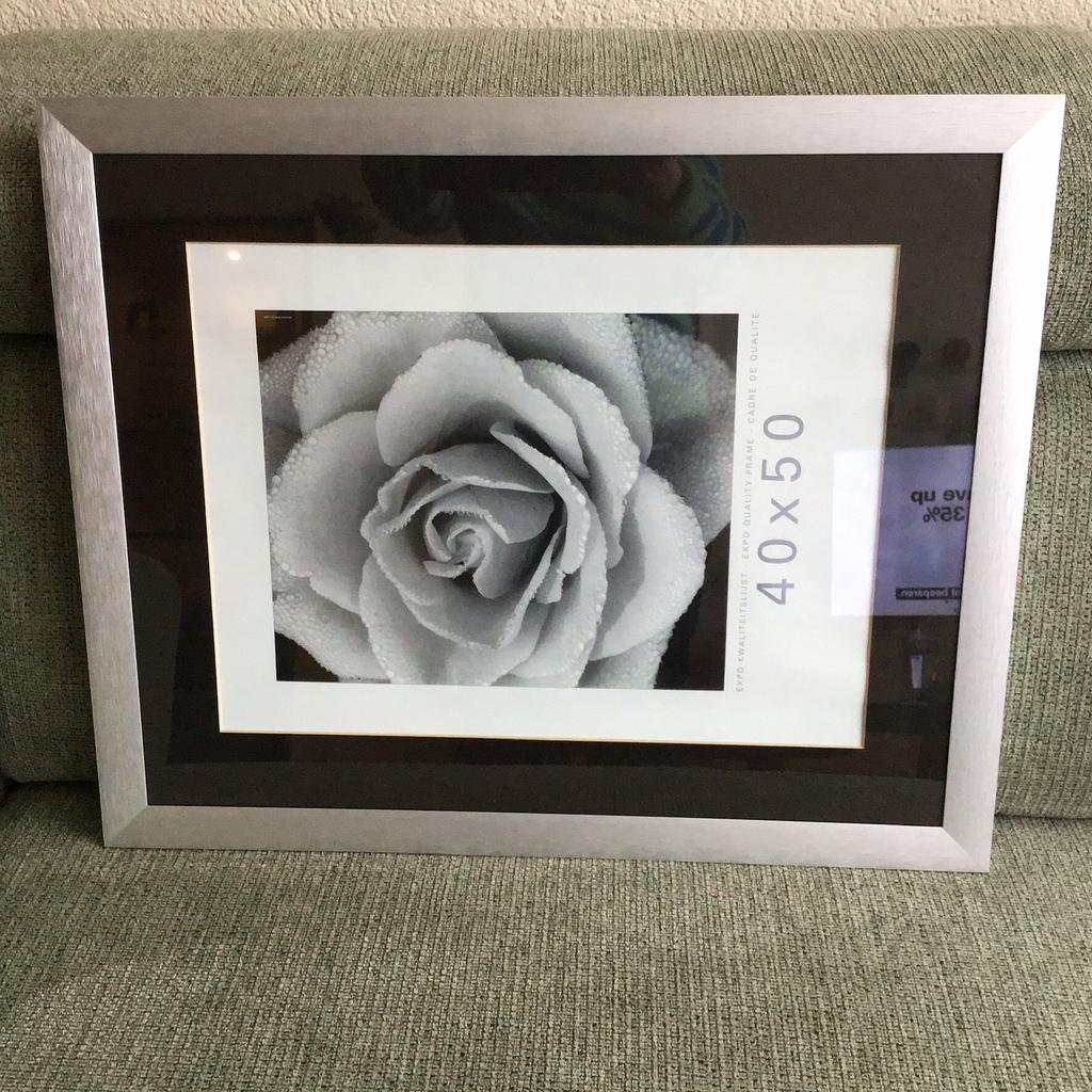 Aluminium fotolijst 40x50 cm, Ophalen of Verzenden, Zo goed als nieuw