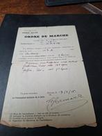 Belgisch Marsbevel WOI - Calais 1915 wo1 ww1, Verzamelen, Ophalen of Verzenden, Landmacht, Overige gebieden