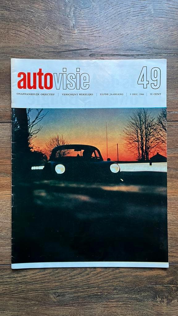 AutoVisie 1966: Fiat 131, Giugiaro Ghia-Vanessa, Boeken, Auto's | Folders en Tijdschriften, Gelezen, Algemeen, Ophalen of Verzenden