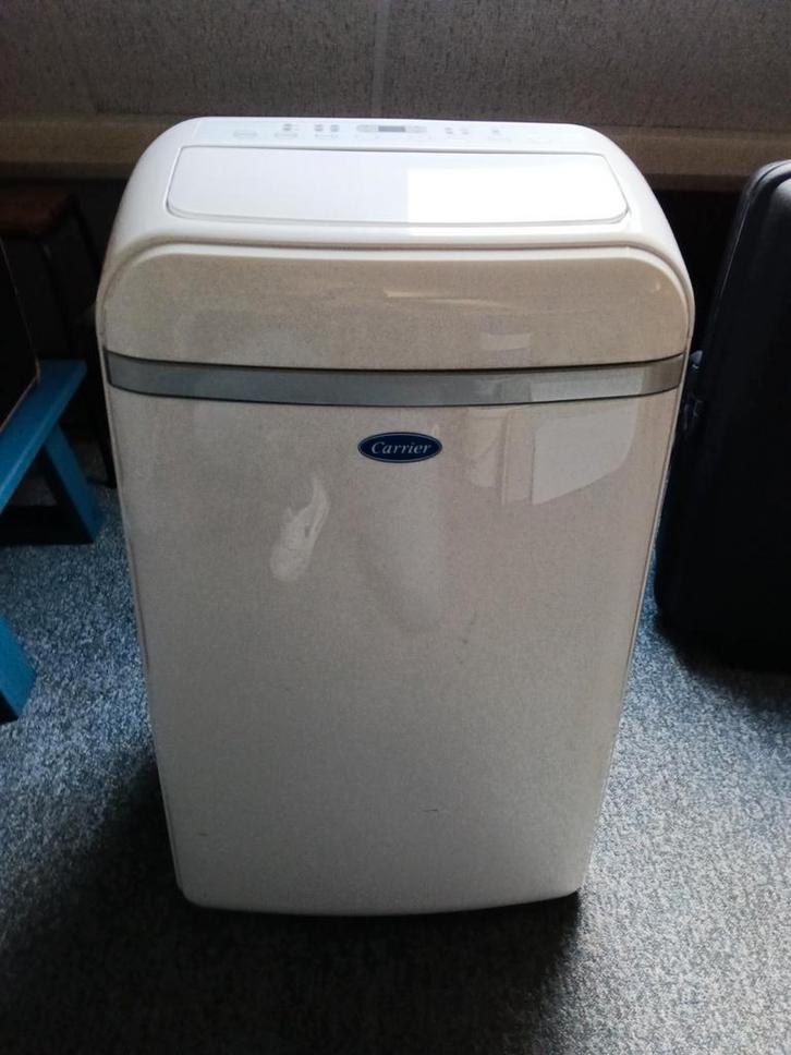 Mobiele airco Carrier, Witgoed en Apparatuur, Airco's, Zo goed als nieuw, Mobiele airco, 60 tot 100 m³, 3 snelheden of meer, Koelen en Ontvochtigen