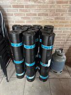 10 rollen Dakleer rollen - Icopal Eshagum bitumen, Overige materialen, Zwart, Nieuw, Ophalen of Verzenden
