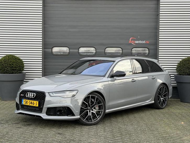 Audi RS6 Avant 4.0 TFSI RS6 Quattro Performance | Keramische, Auto's, Audi, Bedrijf, Te koop, RS6, 360° camera, 4x4, ABS, Adaptive Cruise Control
