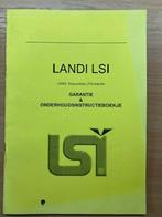 handleiding instructieboekje service onderhoud Landi LPG ins, Ophalen of Verzenden