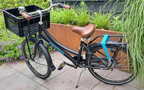 Zwarte Batavus meisjes transport fiets 24 inch, Fietsen en Brommers, Fietsen | Dames | Omafietsen, Zo goed als nieuw, Versnellingen