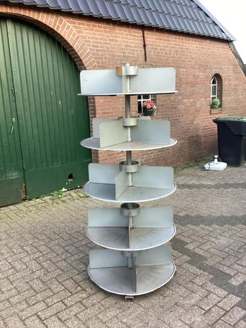 Industrieel Vintage Ordner Carrousel Metaal jaren 60–70 beschikbaar voor biedingen