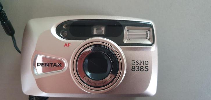 Pentax Espio 838S foto camera analoog met 38-80mm zoomlens, Audio, Tv en Foto, Fotocamera's Analoog, Zo goed als nieuw, Compact