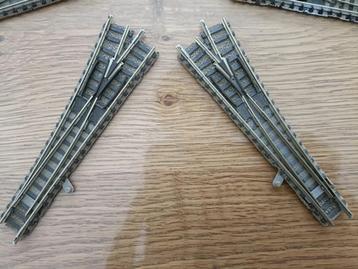 Fleischmann piccolo wissels 5x 9170 links, 3x 9171 rechts beschikbaar voor biedingen