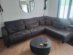Nette lounge bank hoekbank antraciet, Huis en Inrichting, Ophalen of Verzenden, Zo goed als nieuw