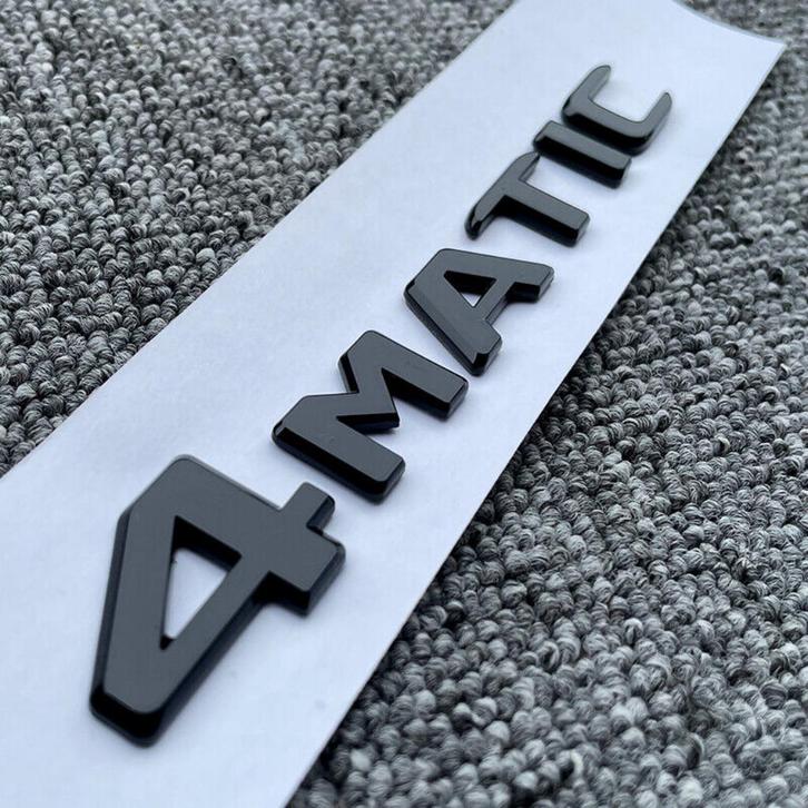 Mercedes 4 matic embleem 4matic logo glc w205 w213 gle ML S-, Auto diversen, Auto-accessoires, Nieuw, Ophalen of Verzenden