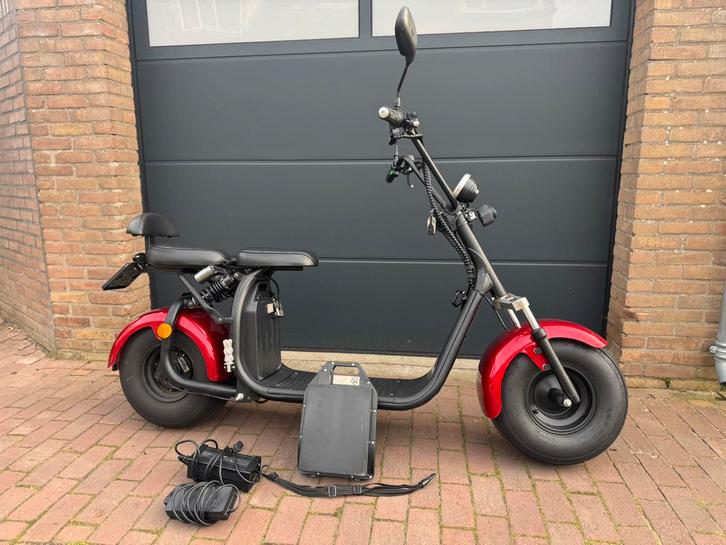 Electrische Big Wheel uit 2019 Snorkenteken /2Accus/Lage Km, Fietsen en Brommers, Scooters | Overige merken, Zo goed als nieuw