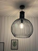 Grote zwarte draad hanglamp, Huis en Inrichting, Lampen | Hanglampen, Ophalen, Zo goed als nieuw, Modern, Minder dan 50 cm