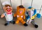3 Muppetshow handpoppen Fozzie Bear The Swedish Chef Gonzo, Verzamelen, Ophalen of Verzenden, Zo goed als nieuw