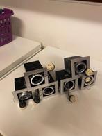 12 inbouwspotjes, Ophalen, Gebruikt, Metaal of Aluminium, Inbouw