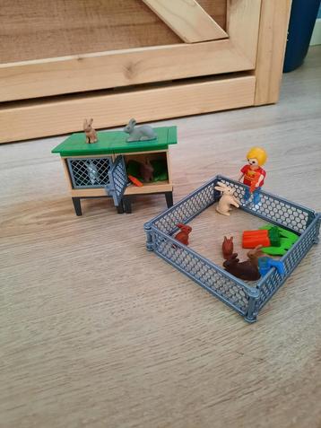 Playmobil Country Konijnenhok met buitenren (6140) beschikbaar voor biedingen
