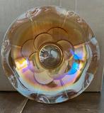 Oranjekleurige Schaal Carnival glas, 25 cm doorsnede, Ophalen of Verzenden