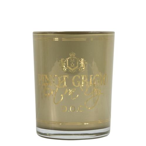 Mars & More Windlicht wijn Pinot Grigio M Taupe Nieuw!, Huis en Inrichting, Woonaccessoires | Kandelaars en Kaarsen, Nieuw, Kandelaar