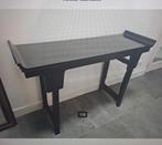 Sidetable zwart, Huis en Inrichting, Tafels | Sidetables, Ophalen, Gebruikt, 100 tot 150 cm, Sober landelijk