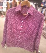 Vintage blouse bloemen 2x maat S, Verzenden, Zo goed als nieuw, Maat 38/40 (M)