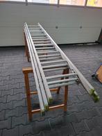 Aluminium Trap 3-delig, Doe-het-zelf en Verbouw, Ladders en Trappen, Ophalen, Gebruikt, Ladder, Opvouwbaar of Inschuifbaar