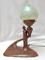 Secession tafellamp - Elisabethhütte., Antiek en Kunst, Antiek | Lampen, Ophalen of Verzenden