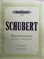 Boek 25: Schubert Piano Klaviersonaten I en II, Gebruikt, Klassiek, Ophalen of Verzenden, Artiest of Componist