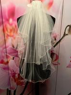 Nieuwe sluier met lockrand 80/60 (S70) in wit en ivoor, Ophalen of Verzenden, Nieuw, Overige kleuren, Accessoires