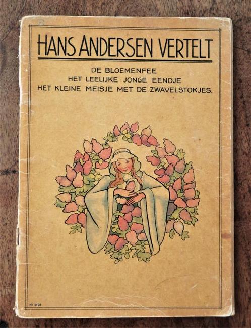 Antiek sprookjesboek: Hans Andersen vertelt ( 3 sprookjes ), Boeken, Sprookjes en Fabels, Zo goed als nieuw, Ophalen of Verzenden