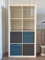 KALLAX kast met inserts, Ophalen, Met plank(en), Kunststof, Gebruikt