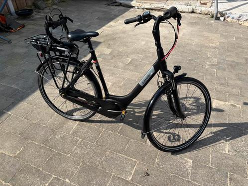 Elektrische Gazelle Paris, Fietsen en Brommers, Elektrische fietsen, Gebruikt, Gazelle, 55 tot 59 cm, 50 km per accu of meer, Ophalen