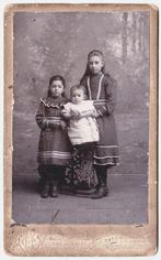 CDV Drie Kinderen Kind - Foto Henning Middelburg Vlissingen, Verzamelen, Gebruikt, Foto, Ophalen of Verzenden, Voor 1940