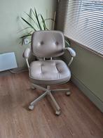 Ikea bureaustoel Alefjall, beige, leer, NIEUWSTAAT, Ophalen, Zo goed als nieuw