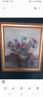 Stilleven met bloemen, C.J. Alban, Antiek en Kunst, Kunst | Schilderijen | Klassiek, Ophalen of Verzenden