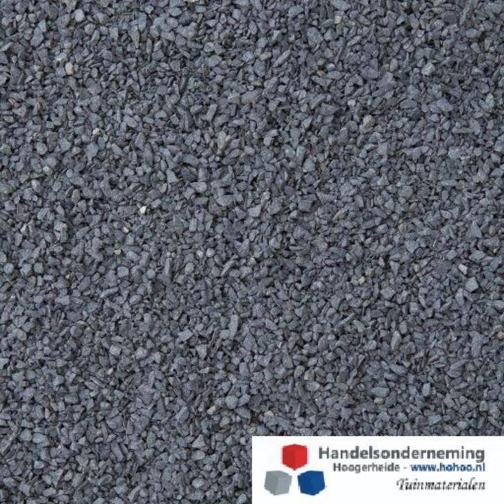 Basalt inveeg split fijn bestrating invegen antraciet zwart, Tuin en Terras, Grind, Keien en Split, Nieuw, Split, Antraciet, Overige materialen