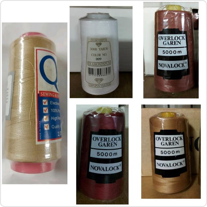 Lockmachine Garen - 36 Stuks Nieuw, Hobby en Vrije tijd, Naaien en Fournituren, Nieuw, Garen of Naald(en), Ophalen of Verzenden