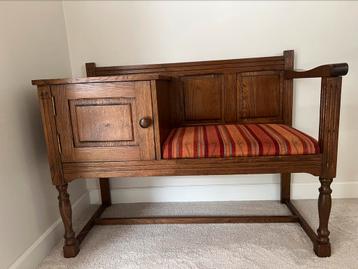 Telefoonbankje | Retro / Vintage | 100x49x68cm beschikbaar voor biedingen