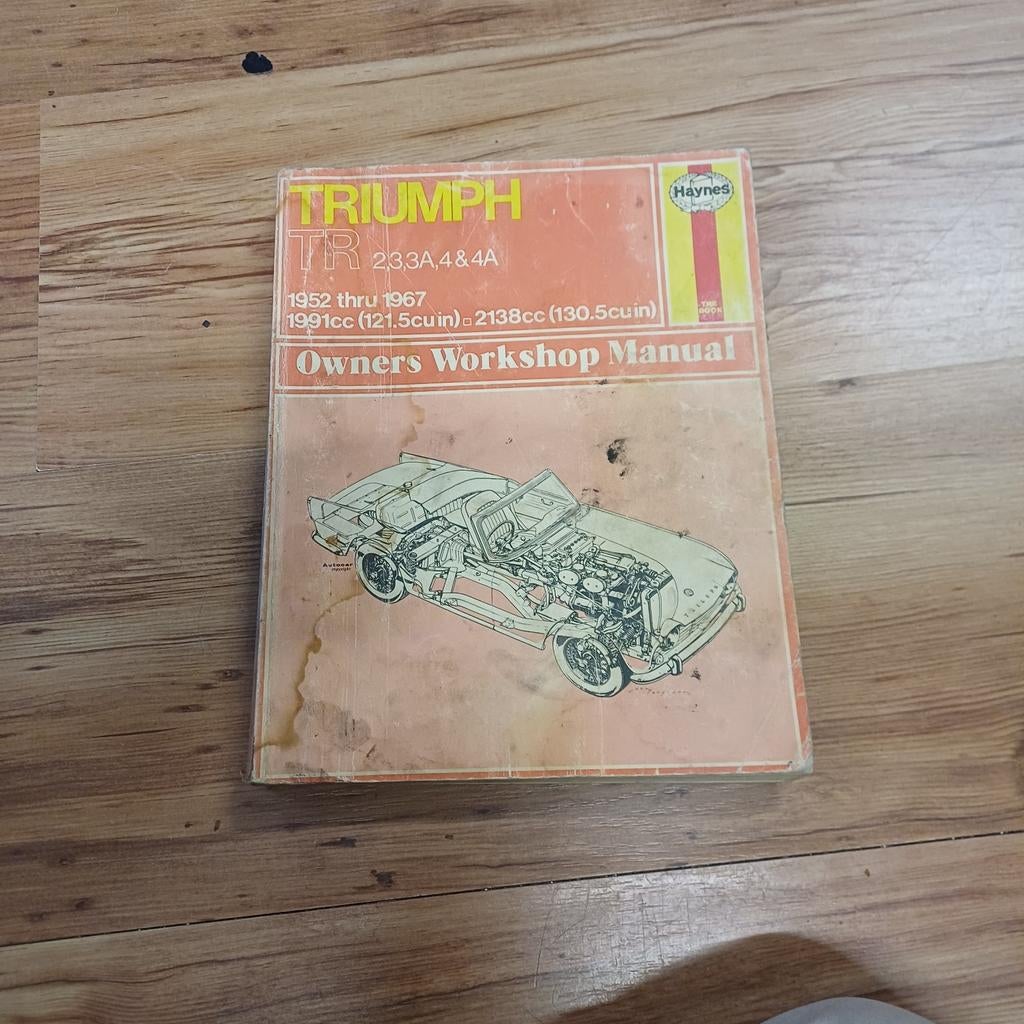 Triumph TR 2/3/4/4A Werkplaatshandboek Haynes, Auto diversen, Handleidingen en Instructieboekjes, Ophalen of Verzenden