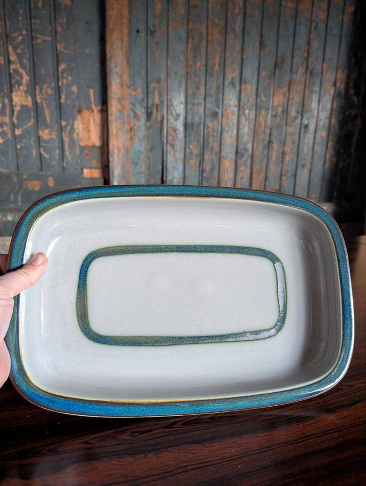 Deense vintage ovenschaal Bing & Grøndahl - TEMA- Copenhagen, Huis en Inrichting, Keuken | Servies, Gebruikt, Schaal of Schalen