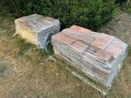 20m2 oude antieke rode estriken, Doe-het-zelf en Verbouw, Tegels, Ophalen, Overige materialen, Gebruikt, 10 m² of meer