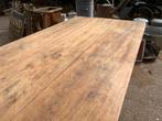 Antieke eikenhouten werktafel kookeiland of badkamermeubel, Antiek en Kunst, Curiosa en Brocante, Ophalen