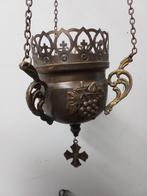 14483) mooie Godslamp met hanger en binnenpot, Ophalen of Verzenden